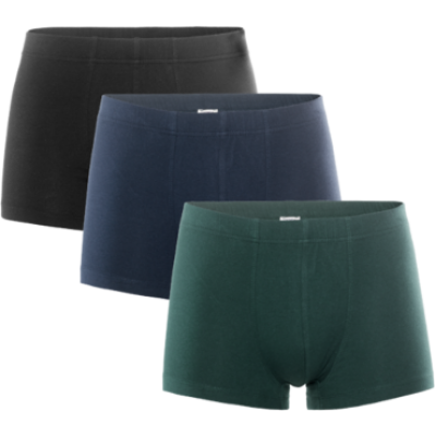 PACK de 3 Boxers en Jersey de coton bio  5 % d'Elastane,